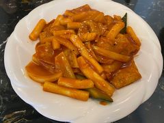 鱼饼炒年糕-桃园中华料理炸酱面(燕儿岛路店)