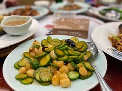 扇贝柱炒青瓜-良友·海鲜青岛菜·海肠捞饭(五四广场店)