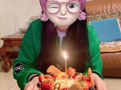 6英寸森系动物奶油蛋糕-艾加柒克蛋糕茶歇甜品台(春熙路店)