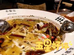 老坛酸菜鲈鱼-渔语鱼新川菜Bistro(万象天地店)