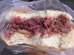 -清真马乐贝腊牛肉蛋黄菜夹馍(马蓉洒金桥店)