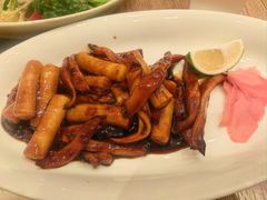 鱿鱼炒年糕-玛格萝妮比萨屋(四平店)