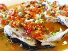 自制泡椒蒸天目湖鱼头-名鲜·粤宴(黄浦滨江路店)