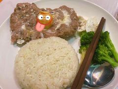 流沙咸蛋黄肉饼饭-新荔园茶餐厅(荔湾区府宿舍大院店)