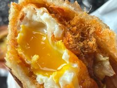 -小红车炸蛋葱油饼