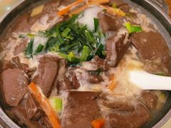 韭菜猪红-东豪园林海鲜酒家(南港路辅路店)