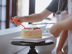 蛋糕diy-咖咖熊蛋糕定制·蓝风车动物奶油