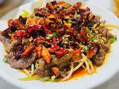 汆水牛肉-九道菜有鸡鱼头(石鼓路店)