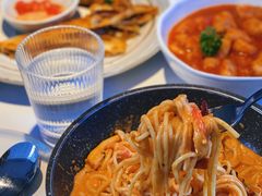蟹味奶酪意大利汤面-秀儿家の小确幸花园西餐厅