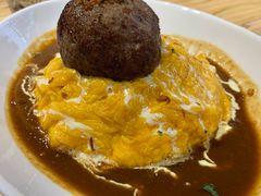 汉堡扒咖喱蛋包饭-Ufufu cafe(天神巷店)