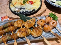 京都豚肉串烧拼盘-西月山居匠心创意料理(江汉路新佳丽广场店)