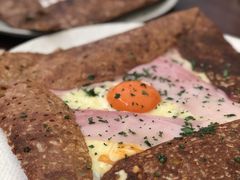 巴黎火腿鸡蛋芝士蘑菇可丽饼-RAC BAR(安福路店)