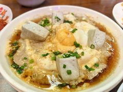 咸蛋黄臭豆腐蒸肉饼-谢记上海大排档(长寿路店)