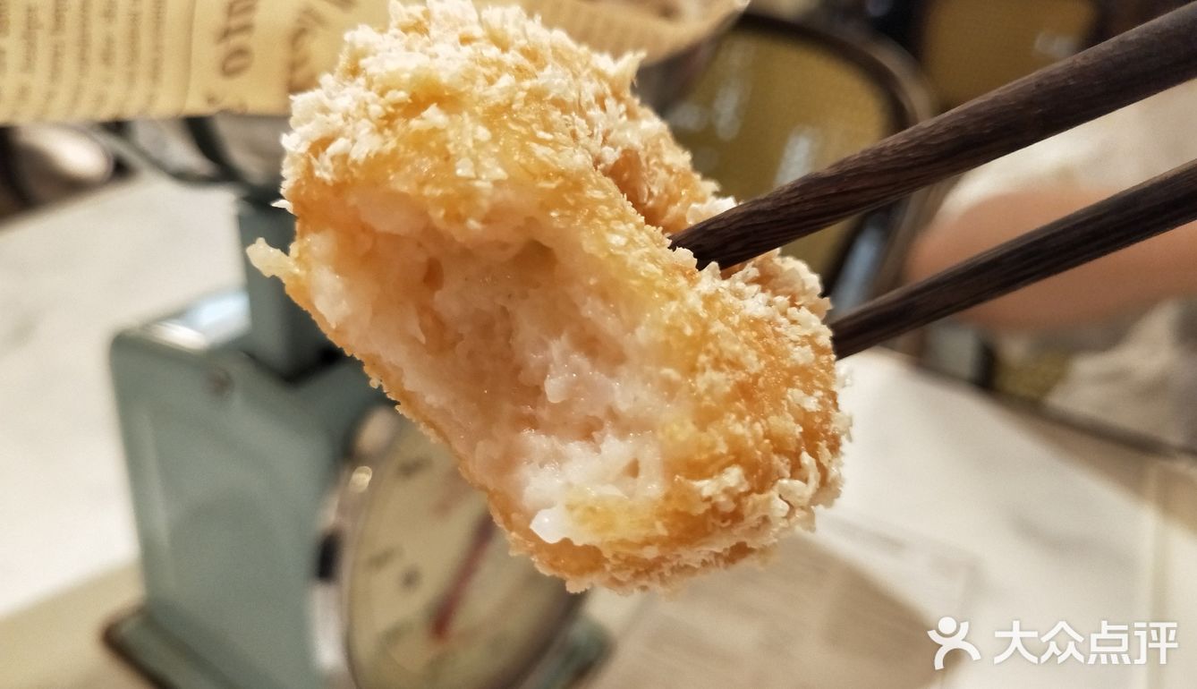 朋友说虾饼好吃到感动
