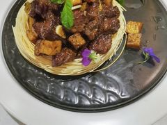 黑椒菌菇香煎牛肉粒-天和晟烤鸭店(玉泉西街店)