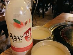 桃子味米酒-包装马车·韩国料理·포장마차