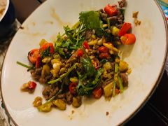 小炒牛肉-绿茶餐厅(龙湖星悦荟店)