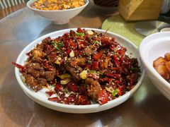 麻辣牙签肉-付掌柜在成都·热炒砂锅集(金禾店)