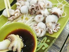 芥末白灼八爪鱼-贞姨美食·老字号海鲜大排档