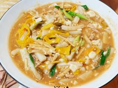 糟肉竹笋炒年糕-老袁炒年糕(富豪路店)