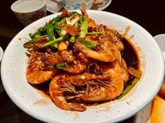 油爆基围虾-老头儿油爆虾·知味杭州(爱琴海购物中心)