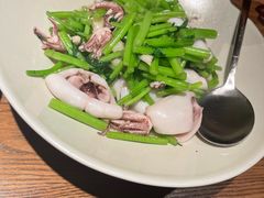茼蒿烧海兔-KŌNG胶东小馆(华熙店)