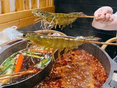 竹签虾-围炉夜话·潮汕卤水火锅(榕江店)