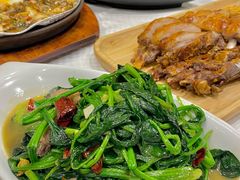 虾爬肉炒菠菜-双井轩(双井店)