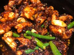 石锅沸腾牛蛙饭-绿茶餐厅(华联万柳店)