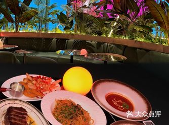 咸阳BI打卡西餐厅美景尽收眼底