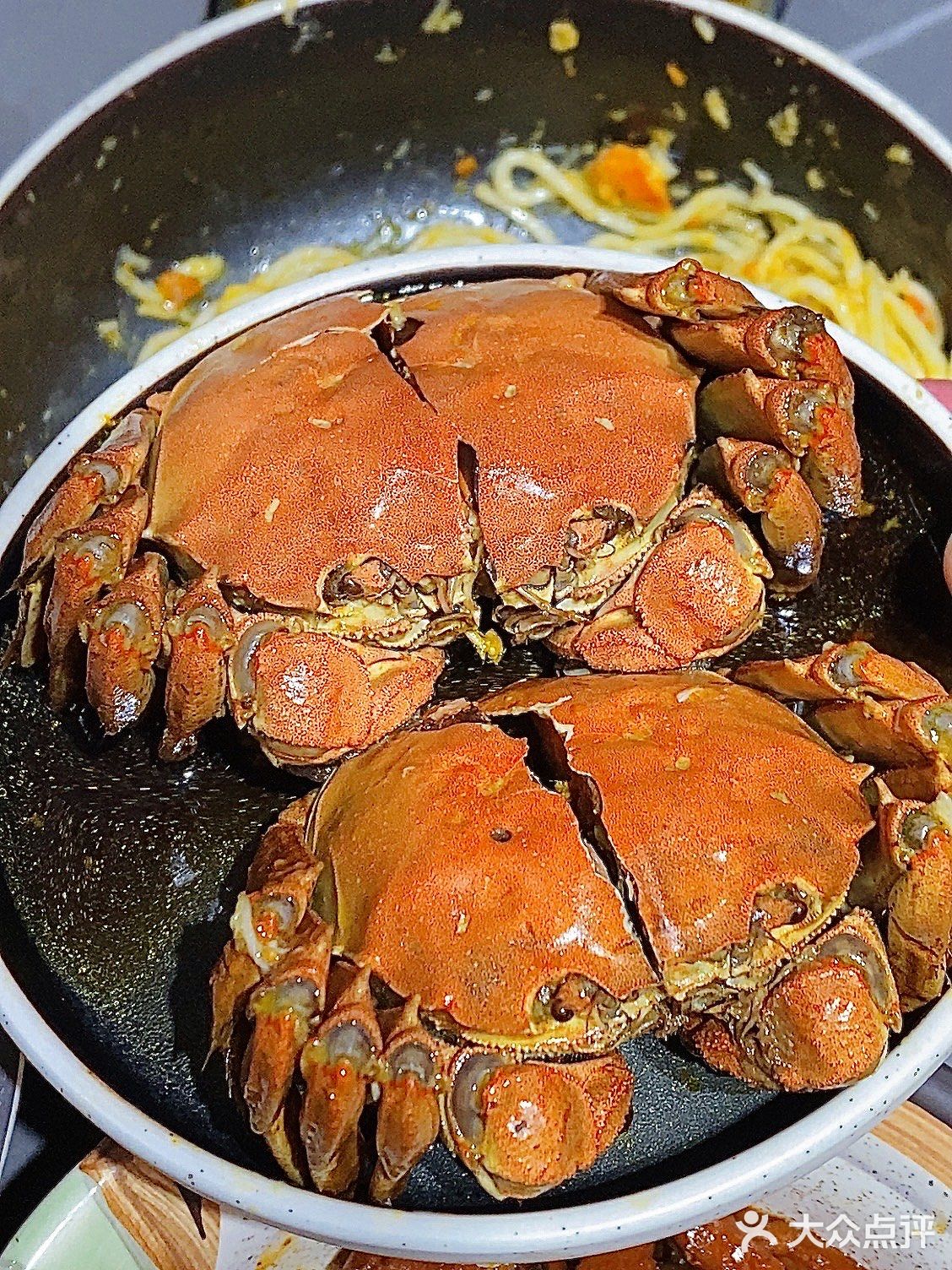 打卡新街口必吃美食[胜利]黄金蟹黄拌面 🦀