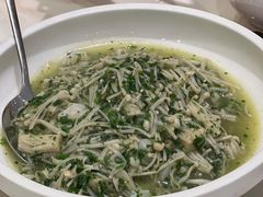 荠菜金针菇肉丝羹-宏玲餐厅(四川南路店)