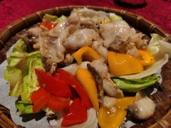 三色椒炒皖鱼片-园林美食城·本土农家菜(杨和镇店)