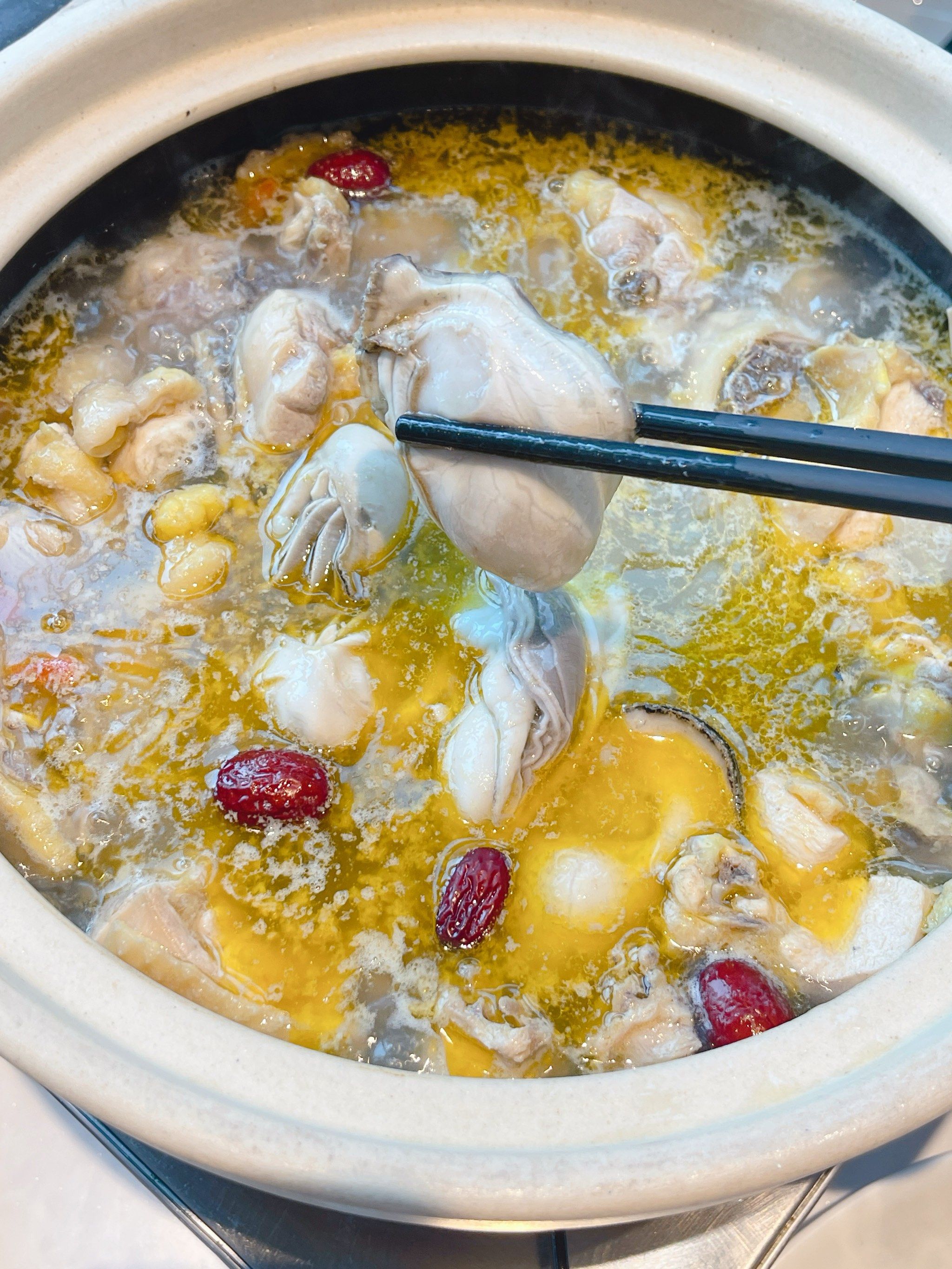 解锁生蚝鸡煲02