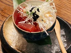 金枪鱼温泉蛋-Hatsune隐泉日式料理(三里屯太古里店)