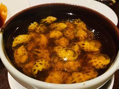 古越陈酿煮花螺-杭州西子湖四季酒店·金沙厅