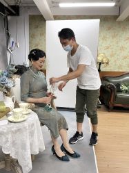 -时光纪亲子全家福照相馆(静安店母女写真父母纪念照)