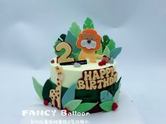 -卡比儿童蛋糕·心意定制·低脂零卡糖动物奶油FancyBALLOON(滨海店)