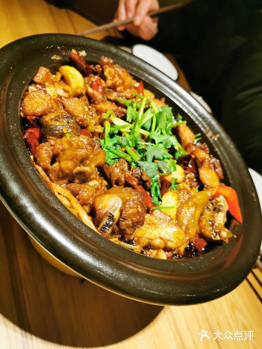 陶德砂锅(蜀汉路店)野菌干锅鸡图片