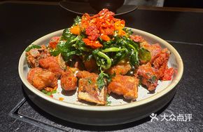 Dali-style Mint Fried Spare Ribs