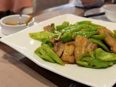 尖椒炒猪肉-容州国际大酒店
