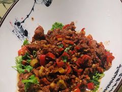 小炒黄牛肉-屋门口呷饭(捞刀河店)