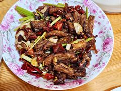 干煸手撕牛肉-秦香阁·西北家常菜(徐汇日月光中心店)