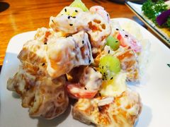 菠萝油条虾-去茶去餐厅(中央大街店)