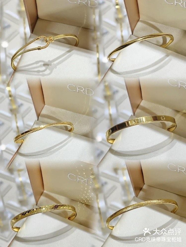 克徕帝黄金手镯合集来啦不止亿点点好看