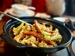 花菜啫猪颈肉-金玉满堂潮州酒楼(无限极荟购物广场店)