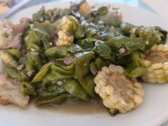 农家豆角大玉米-庆岭迎宾园正宗活鱼馆