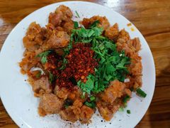 蒸牛肉蒸肥肠-豆相识•九九豆腐脑(牛咡桥店)