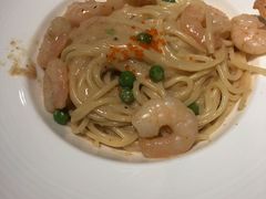明太子虾仁奶油意面-斯比特花园西餐厅(东方商厦店)