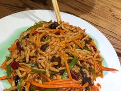 鱼香肉丝-一盏明灯全素斋(殊像寺店)